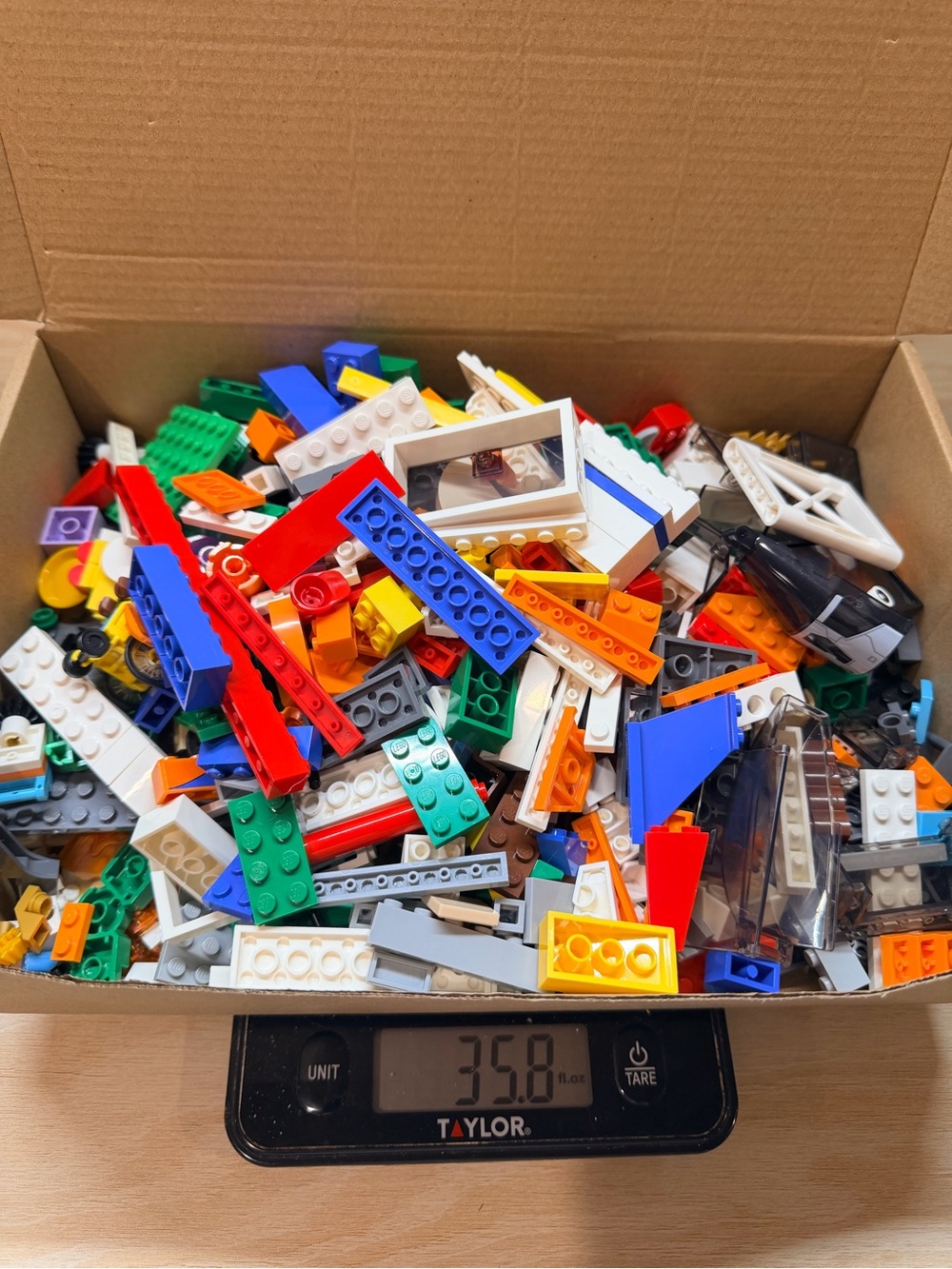 LEGO Bulk Lot Genuine LEGO Bricks Plates Windows Building Pieces 2 lbs 32.3 oz